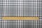 Gray-Purple-Multi Wool Polyester Plaid Woven Shirting Fabric By the Yard